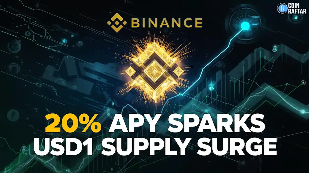 Binance 20% APY Triggers USD1 Supply Surge News Today