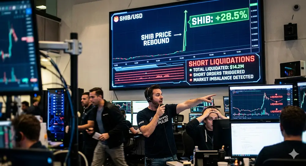 Shib Price Rebounds as Short Liquidations Trigger Market Imbalance