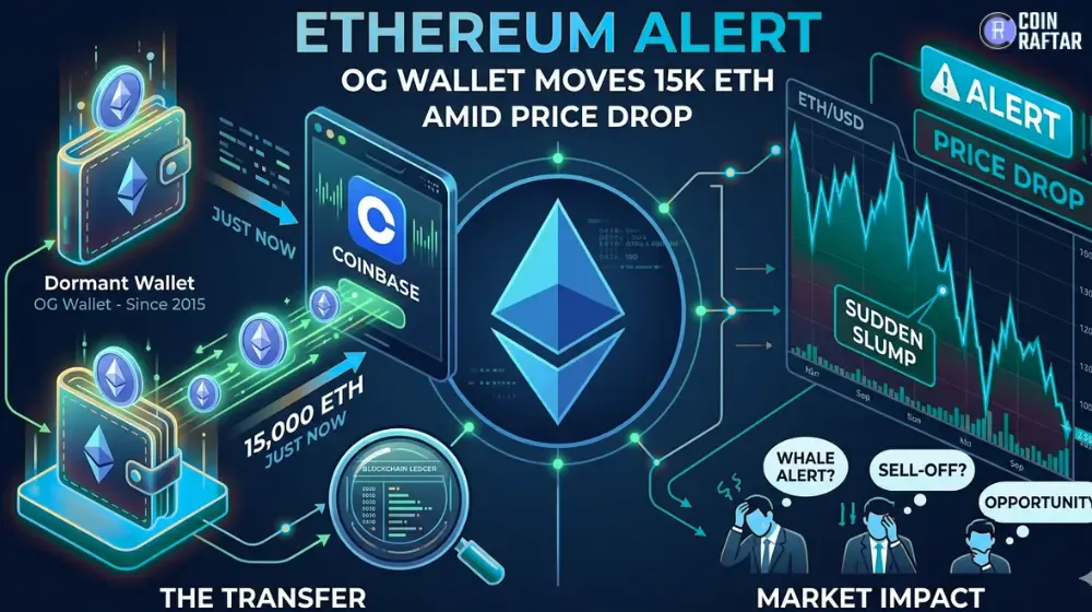 Ethereum Alert: OG Wallet Sends 15K ETH to Coinbase Amid Price Drop