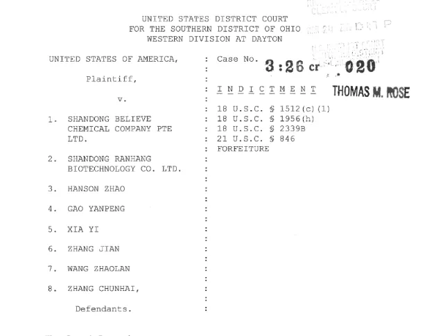 Crypto Fentanyl Trafficking Case Outlines Charges and Defendants

