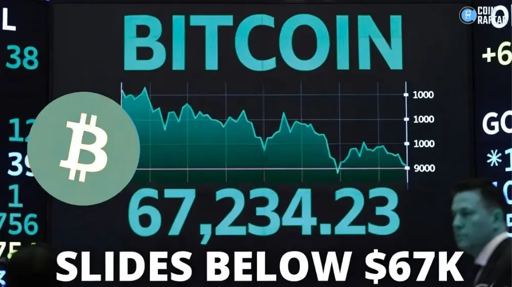 Bitcoin Slides Below $67K as Trump Speech Sparks Oil Surge and Market Shock