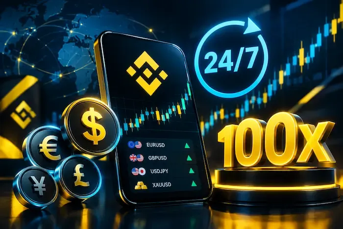 Binance Launches 24/7 FX Perpetuals With 100x Leverage